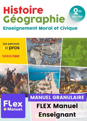 Couverture Histoire Géographie EMC 2de Bac Pro (2023)