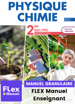 Couverture Physique - Chimie 2de Bac Pro Agricole 2023