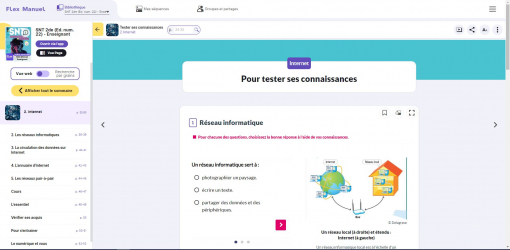 vue web du flex manuel